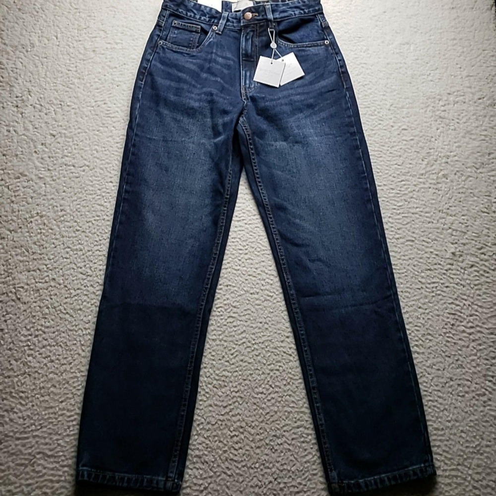 Hickey Freeman Jeans Mens 30x32 Blue Regular Fit Straight Denim Deep Indigo